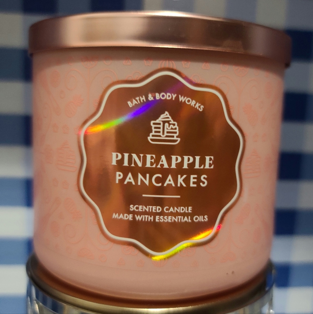 Pineapple pancakes bath and body works candle